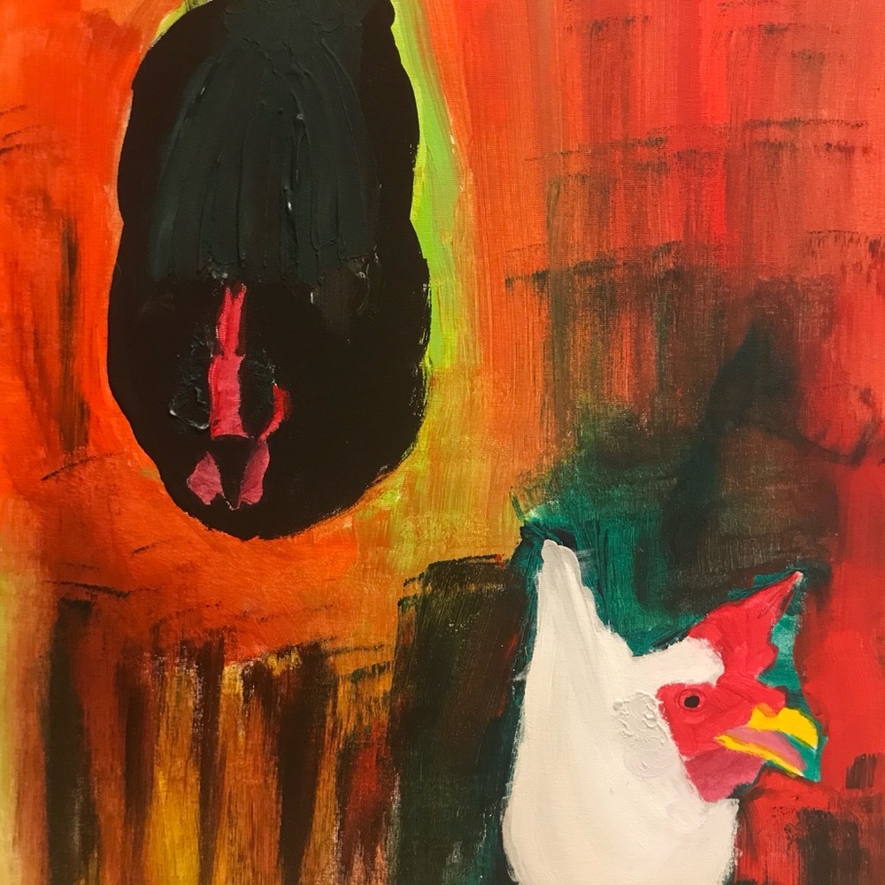 11x16 canvas print original artwork animal painting